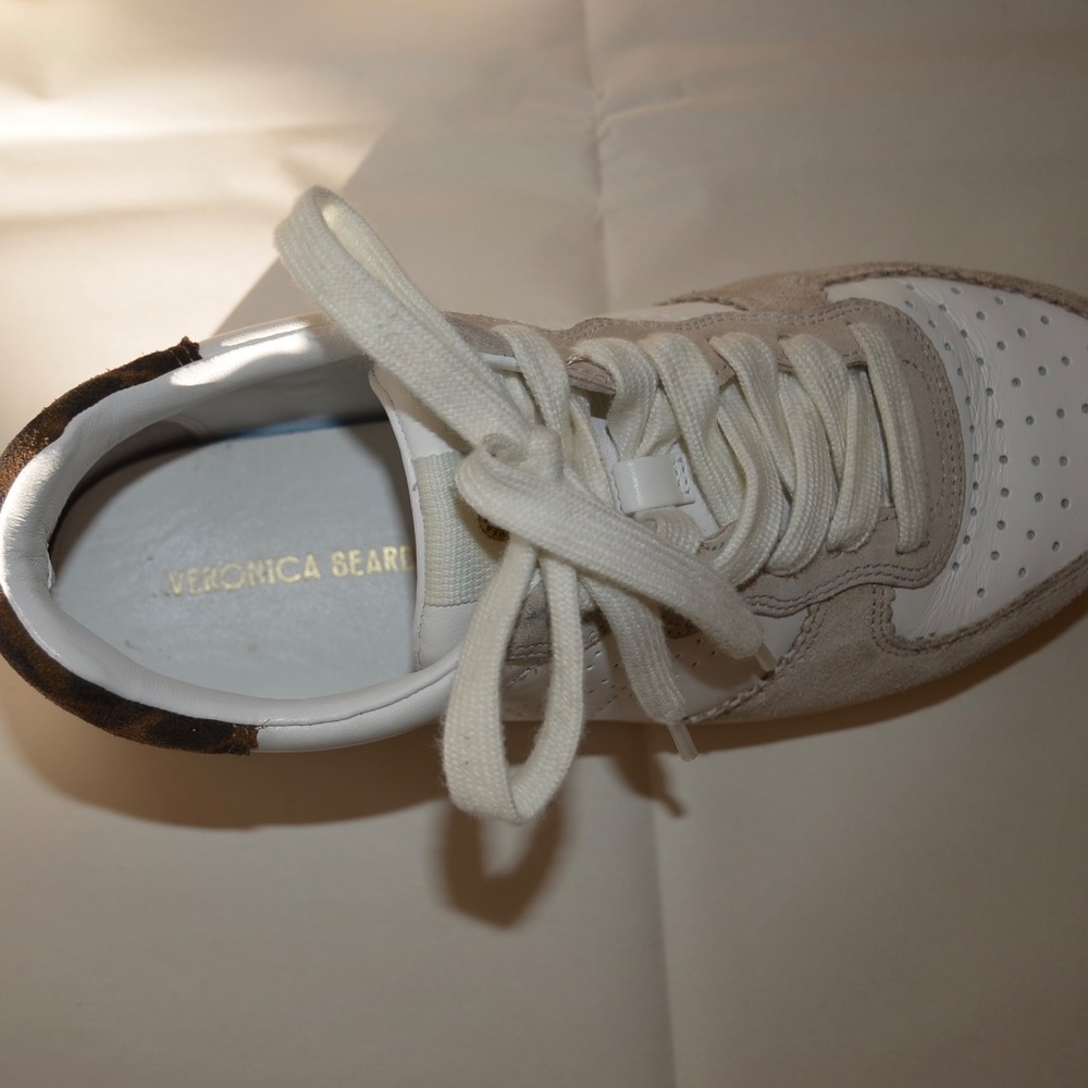 Veronica Beard Lennox Leopard Sneakers - Picture 6 of 7